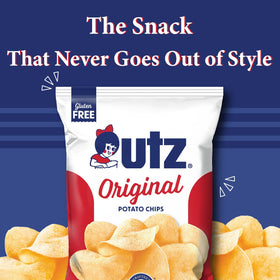Utz Original chips gluten-free, kosher-certified crunch you can enjoy anywhere