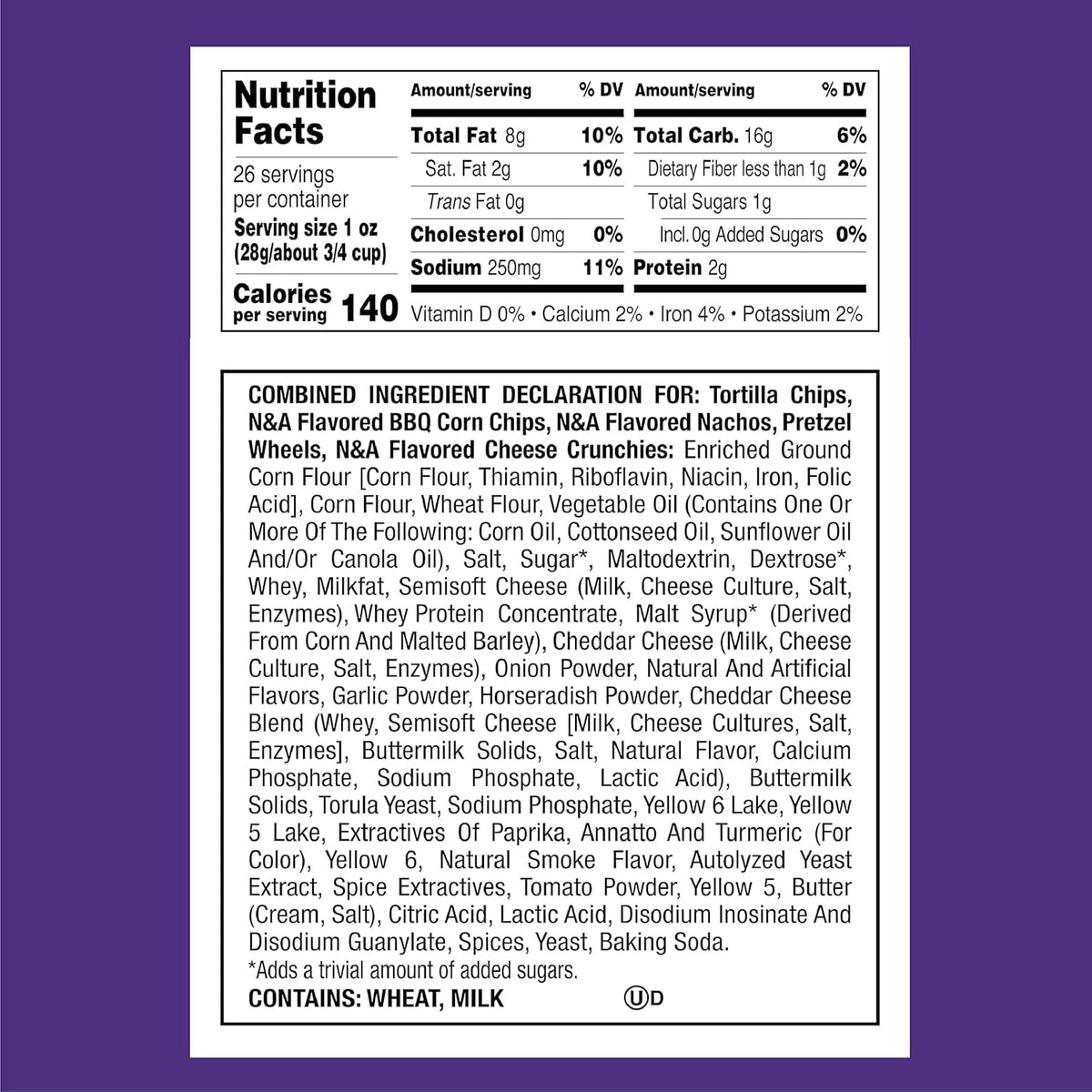 Utz Party Mix kosher-certified snack for gatherings