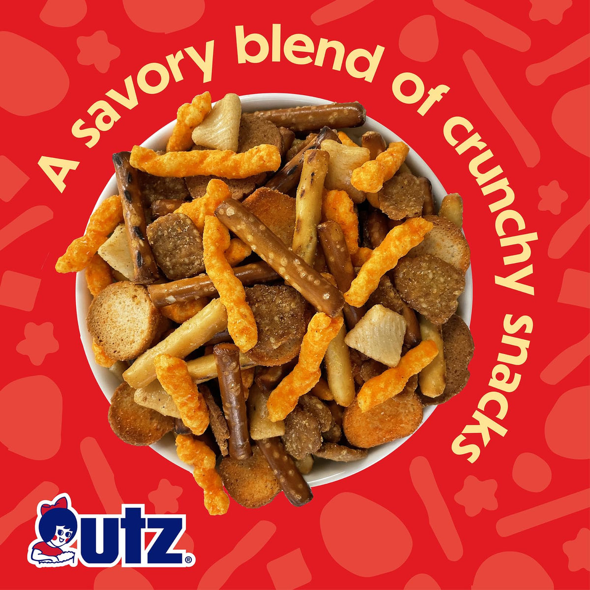 Re-seal cap on Utz Pub Mix barrel helps keep freshness.