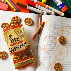 Utz Sour Cream and Onion Potato Chips 1oz bag, everyday crunch.