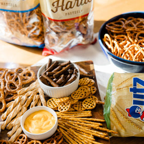 Utz Sourdough Specials Original Pretzels bag, classic tang for dunking.