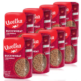 Uvelka Buckwheat Groats 800 g pack front view for a versatile pantry staple