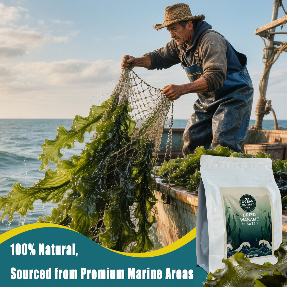 Premium quality wakame from pristine waters enhances ramen and rice dishes.