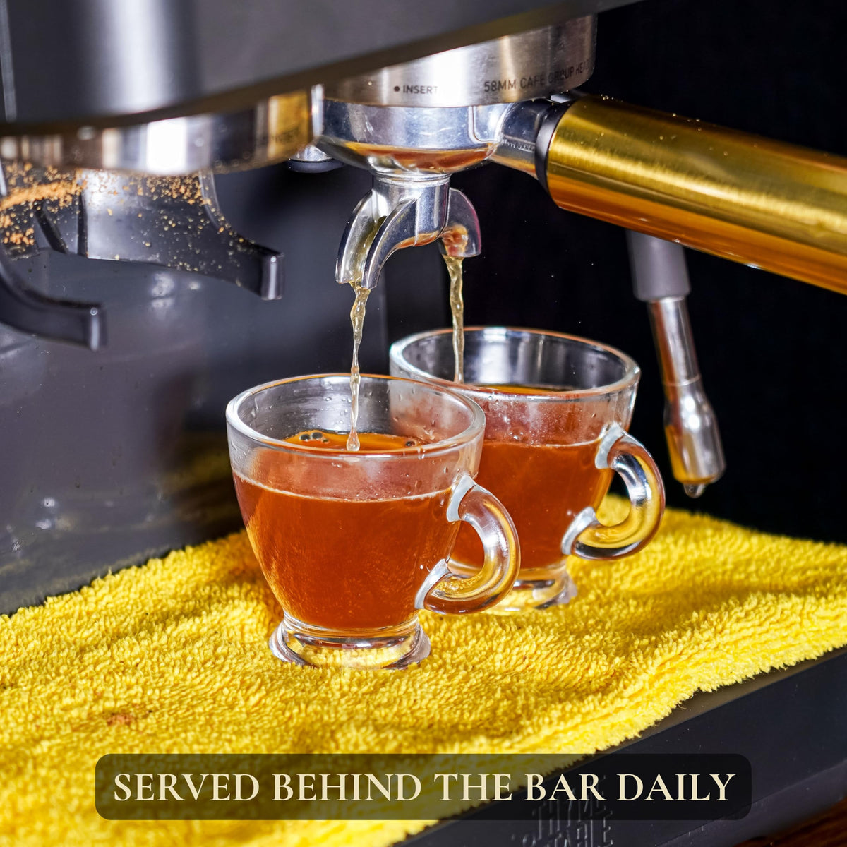 V2G White Coffee served over ice for refreshing cold drinks.