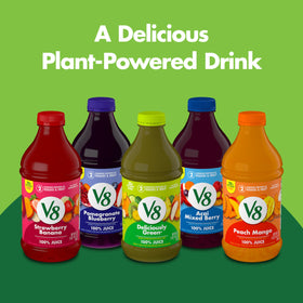 V8 Blends kitchen scene with easy resealable bottle for on-the-go