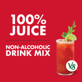 Brunch-ready V8 Bloody Mary Mix ideal for quick, flavorful drinks.