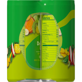 V8 Deliciously Green breakfast or snack idea, quick refreshment option.