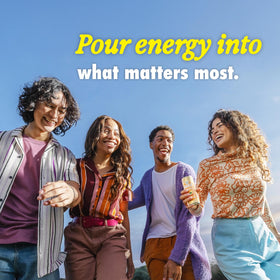 V8 Energy B Vitamins label highlights daily energy support
