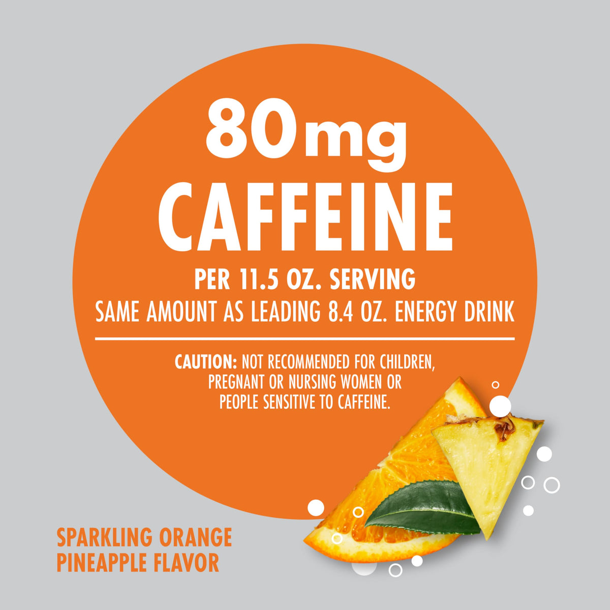 V8 +Energy label emphasizes non-GMO, gluten-free, no artificial colors