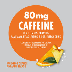 V8 +Energy label emphasizes non-GMO, gluten-free, no artificial colors