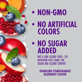 Closeup of the label, emphasizing caffeine from tea and B vitamins