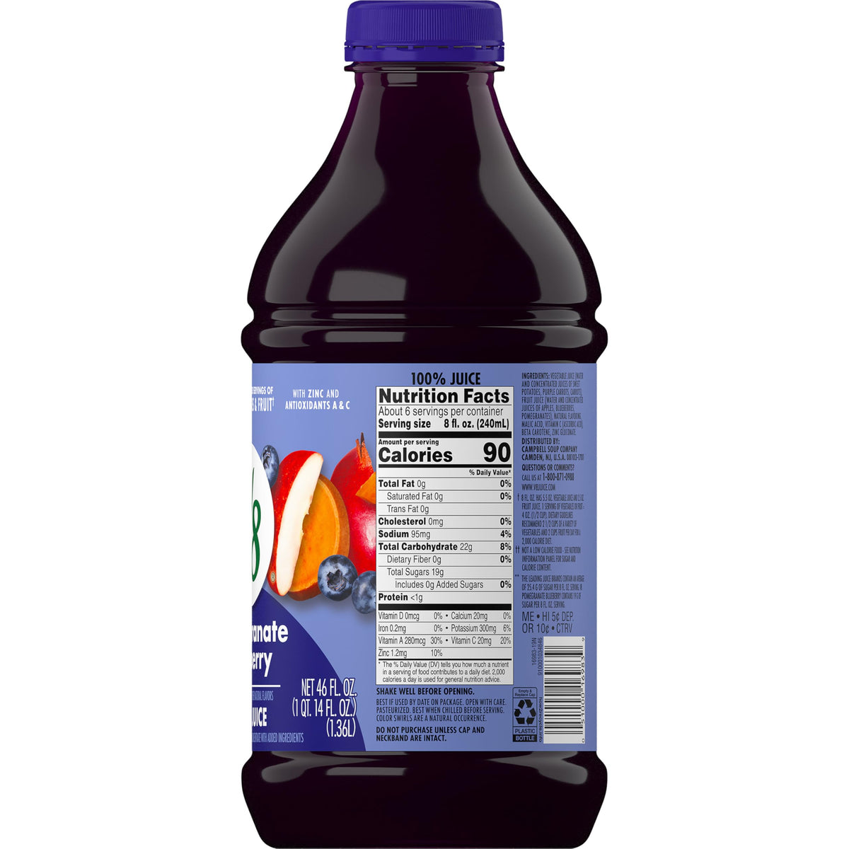 Kitchen counter with kids-friendly juice during snack time