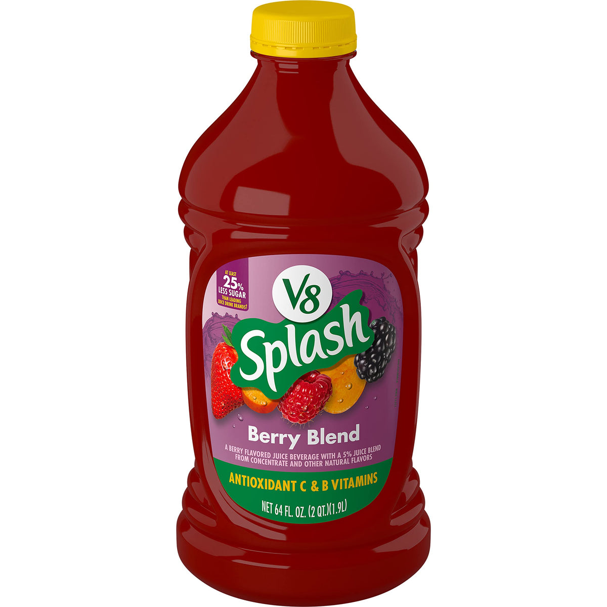 V8 Splash Berry Blend bottle ready to chill for a refreshing break.