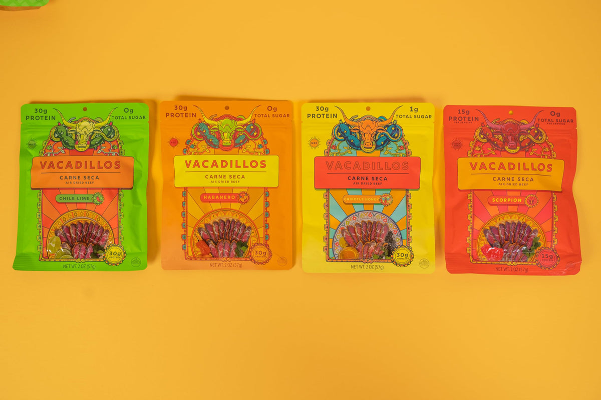 Vacadillos habanero heat burst highlights spicy flavor in every bite.