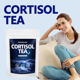 VAEYAE Cortisol Tea bag steeping signals quick stress relief.
