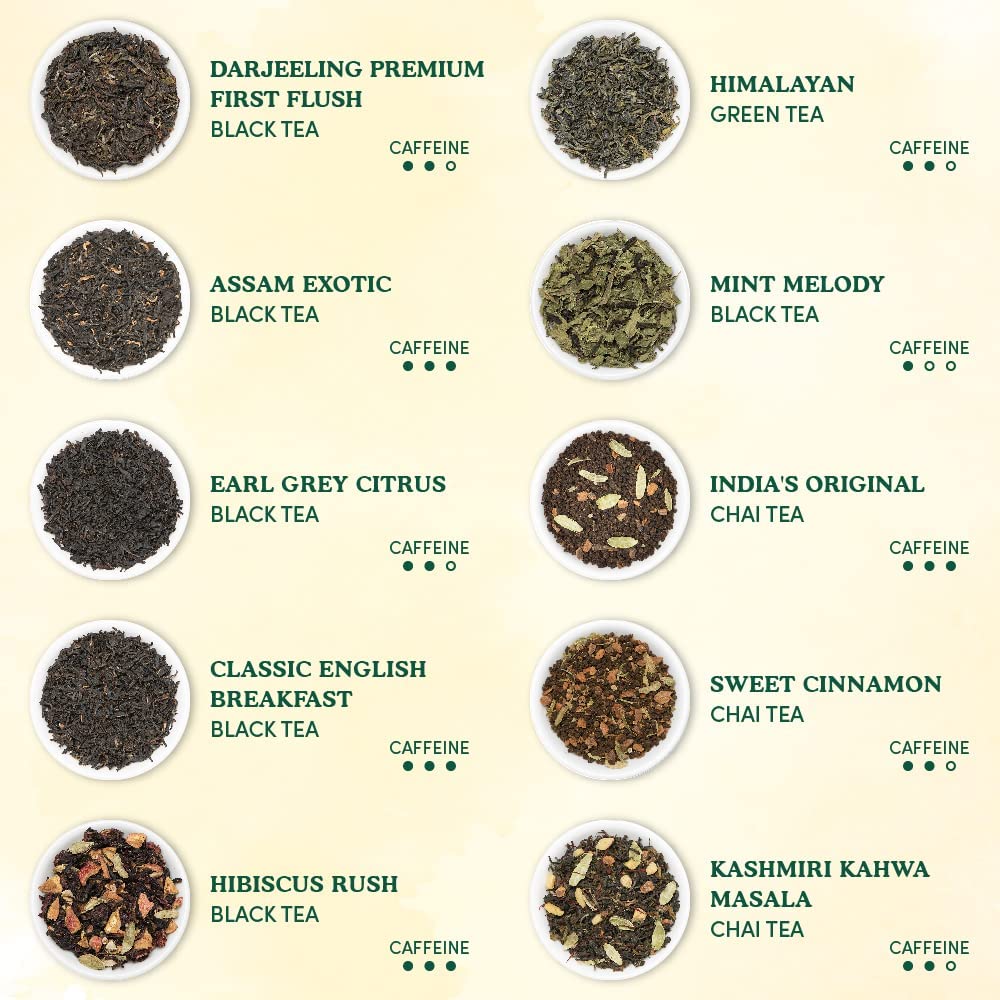 VAHDAM black tea in a cup with rich aroma and steam