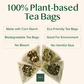 VAHDAM caffeine-free herbal blend suited for evening relaxation and gentle flavor