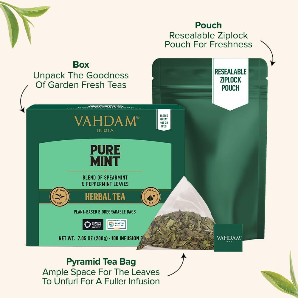 VAHDAM carbon-neutral branding emphasizing sustainability and global reach