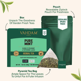 VAHDAM carbon-neutral branding emphasizing sustainability and global reach