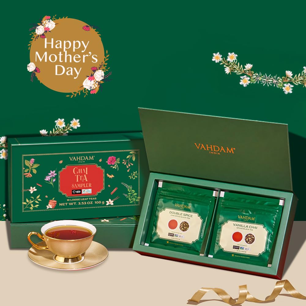 VAHDAM Cardamom Masala Chai loose leaf offering fragrant aroma