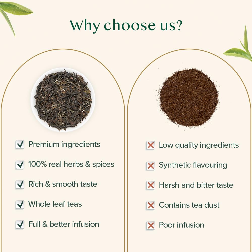 VAHDAM Darjeeling plantation origin highlighting direct-from-estate quality