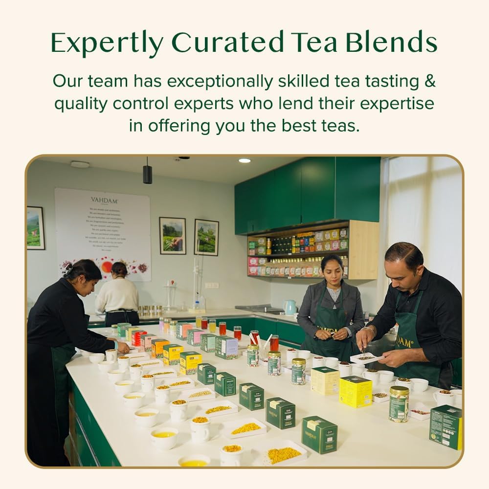 VAHDAM Darjeeling tea brew setup for easy precision and flavor