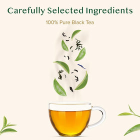VAHDAM Darjeeling tea leaves closeup showing delicate color and quality