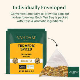 VAHDAM direct-from-source Indian farms highlight sustainable sourcing.