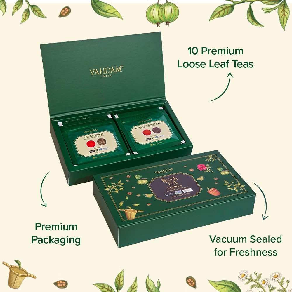 VAHDAM Earl Grey Citrus tea provides a citrus lift for afternoon