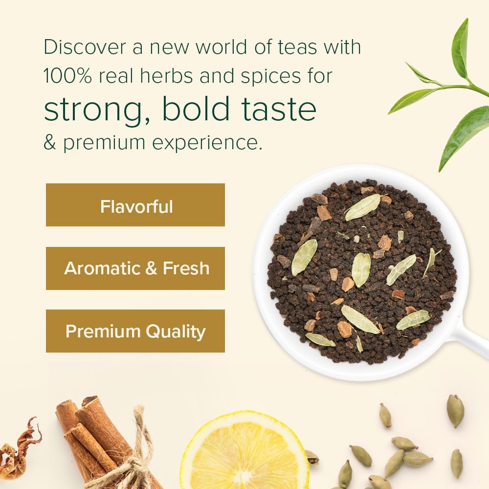VAHDAM Earl Grey Citrus tea with bright citrus aroma for energizing moments.