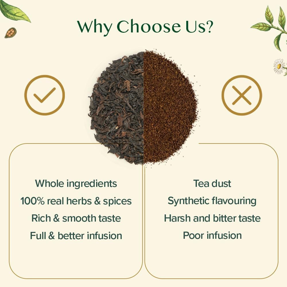 VAHDAM ethically sourced fair-trade tea from sustainable farms