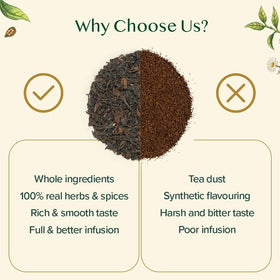 VAHDAM ethically sourced fair-trade tea from sustainable farms