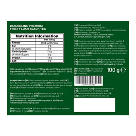 Front view VAHDAM first flush packaging signaling sustainable quality