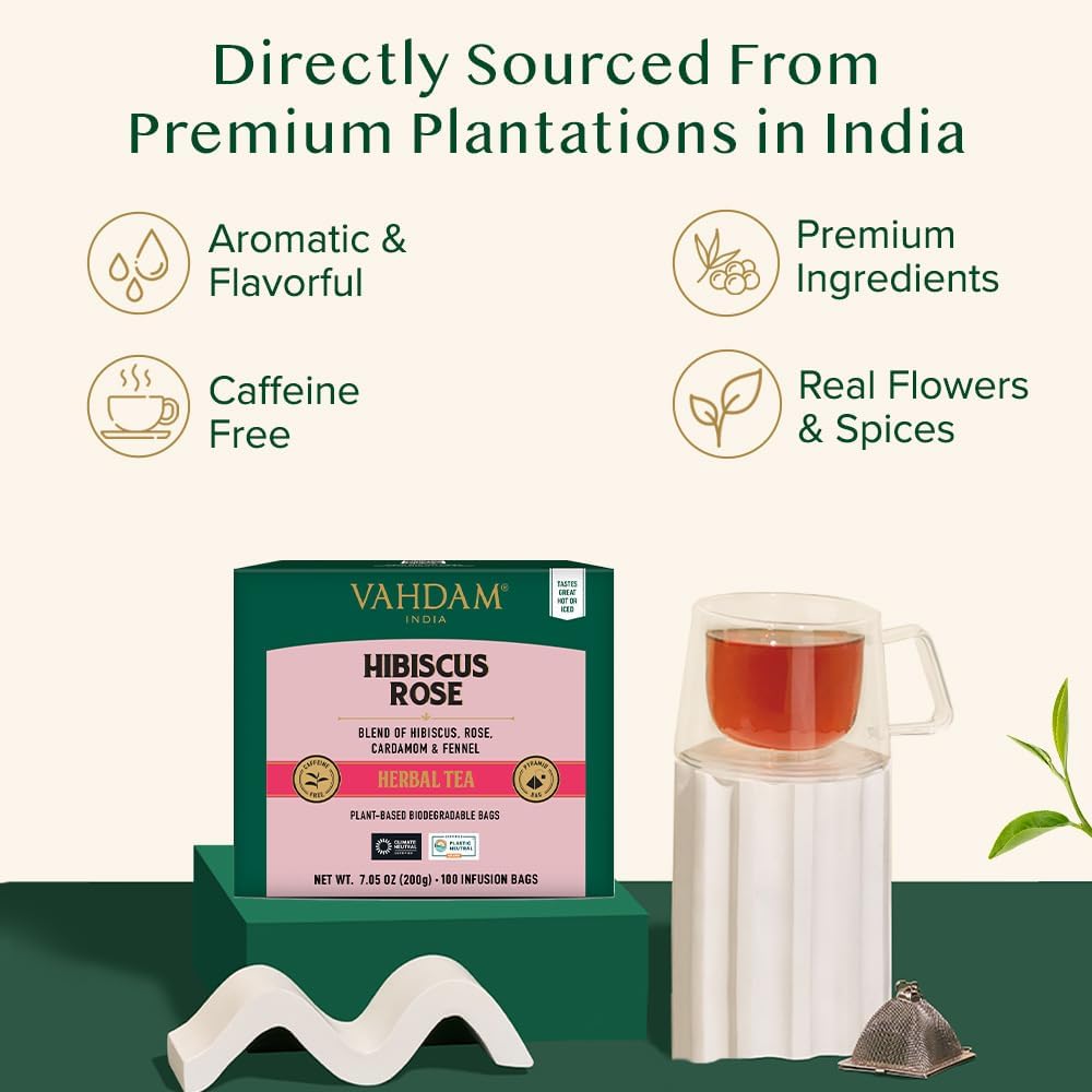 VAHDAM India farm direct sourcing showcases ethical, direct from farm herbs.