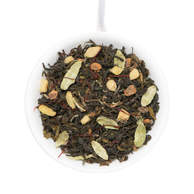 VAHDAM Kashmiri Kahwa Tea spice closeup with cinnamon and cardamom aroma