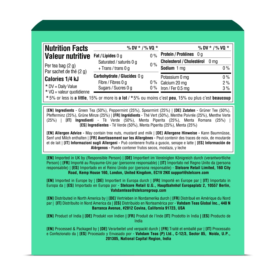 VAHDAM non-GMO and gluten-free tea—clean ingredients for everyday use