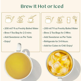 VAHDAM resealable zip pouch preserves tea freshness between uses.
