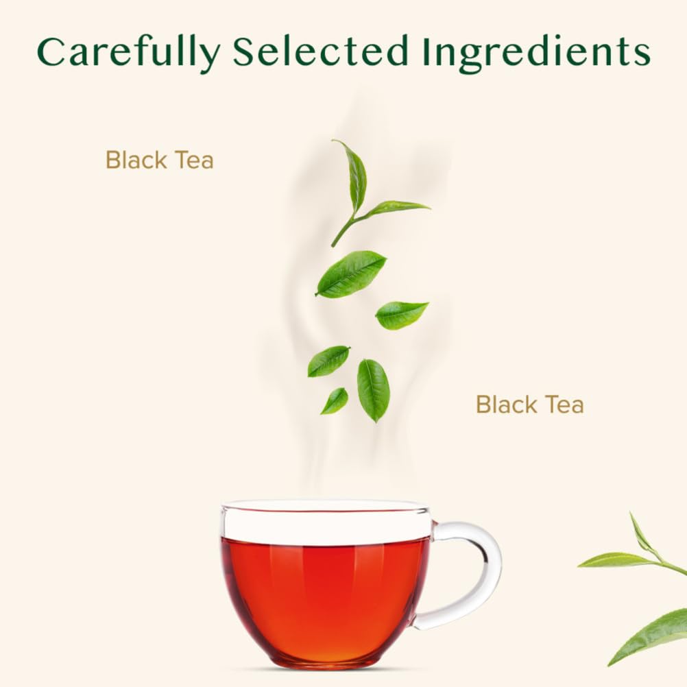 VAHDAM strong aromatic black tea steep for a bold cup