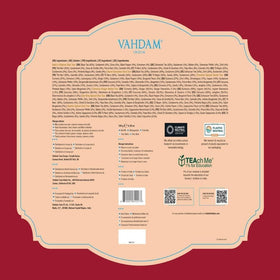 VAHDAM Turmeric Ginger Herbal Tea close-up offers a zesty caffeine-free option.