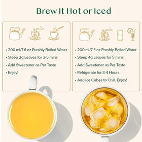 VAHDAM Turmeric Spice Tea Bags bergamot extract for citrus aroma