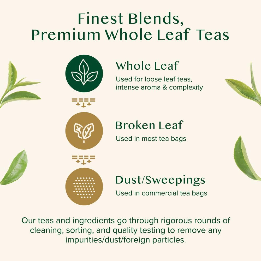 VAHDAM vacuum sealed tea pouch preserves garden-fresh aroma.