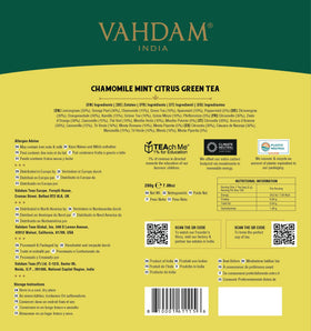 VAHDAM warm citrus floral scent for relaxing moments.