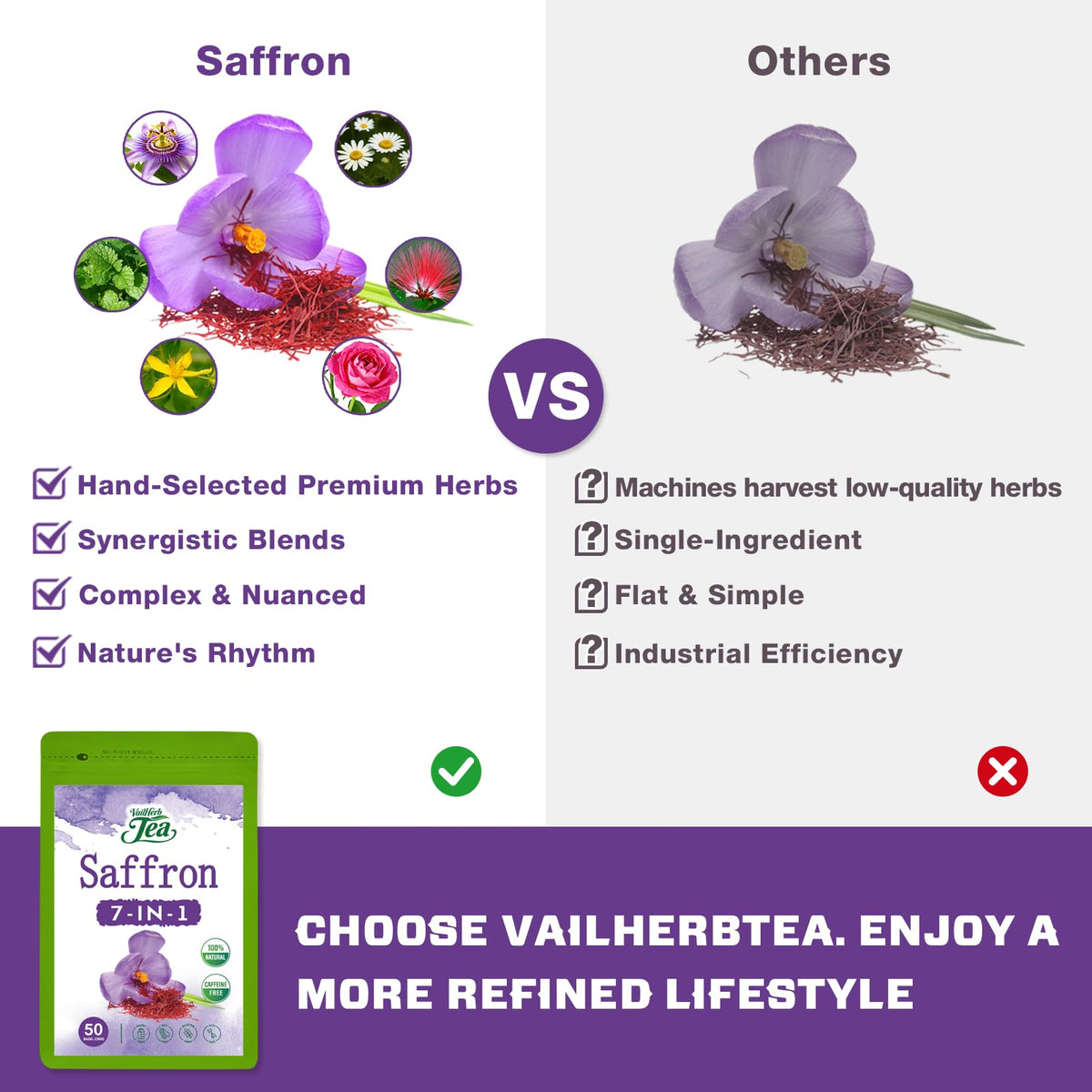VailHerbTea farm-to-cup sourcing emphasizes natural, handcrafted quality.