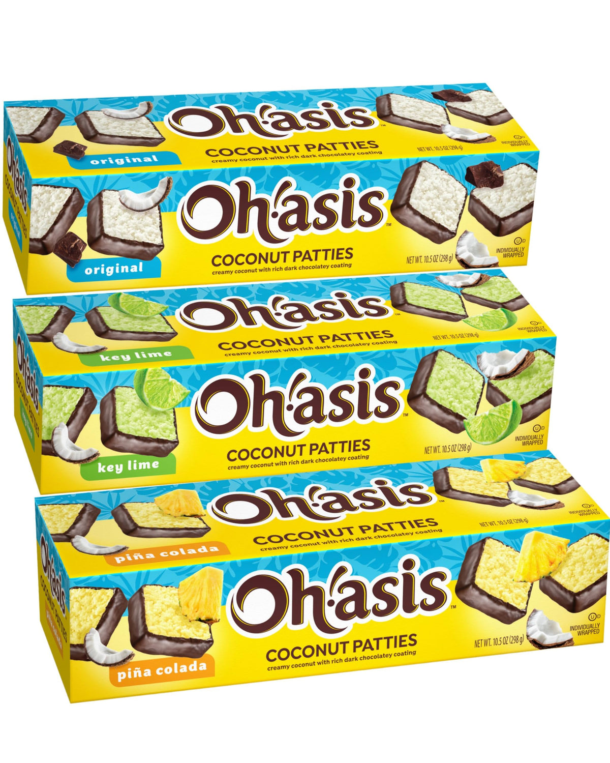Vallary Coconut Patties Original Pack—tropical flavor, perfect for snacking.