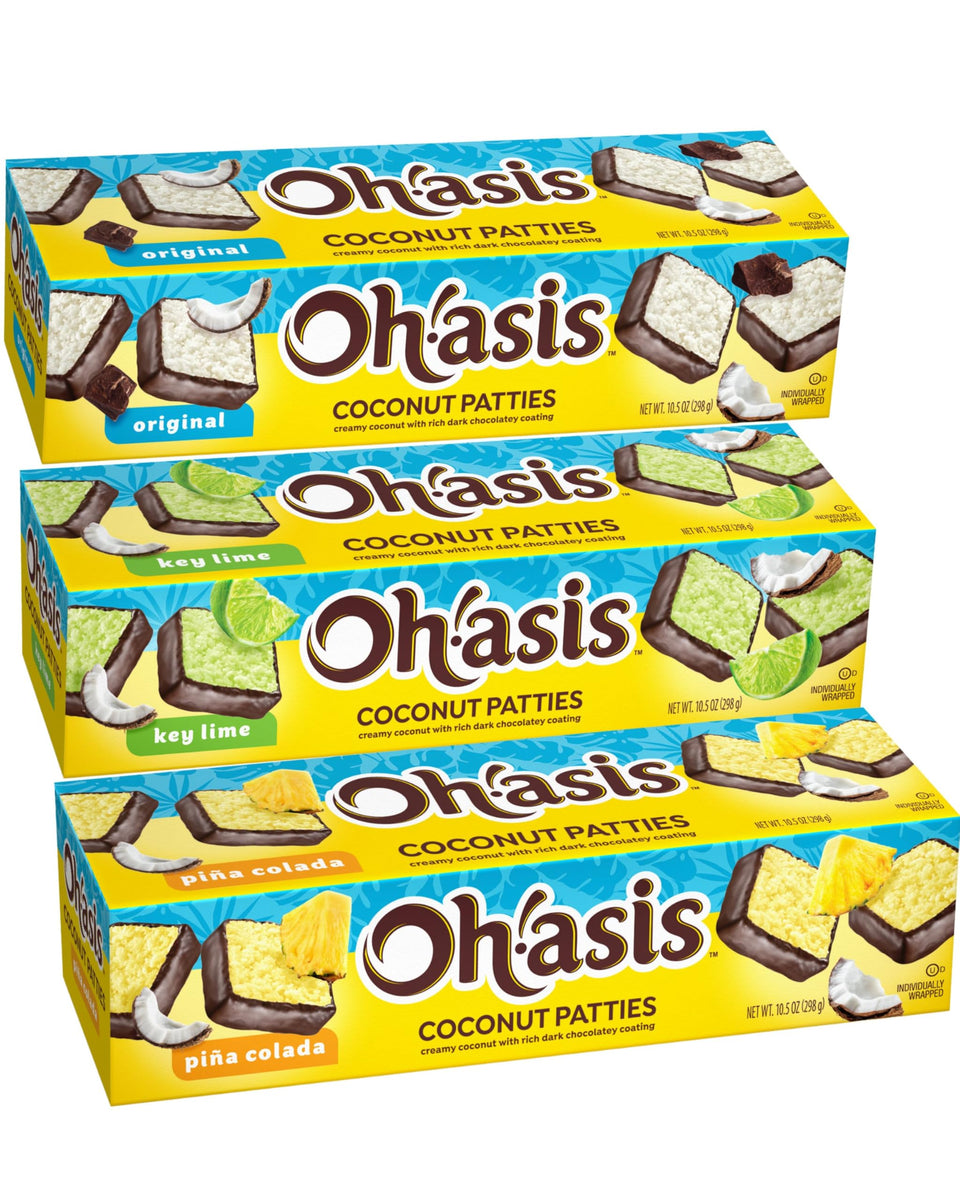 Vallary Coconut Patties Original Pack—tropical flavor, perfect for snacking.