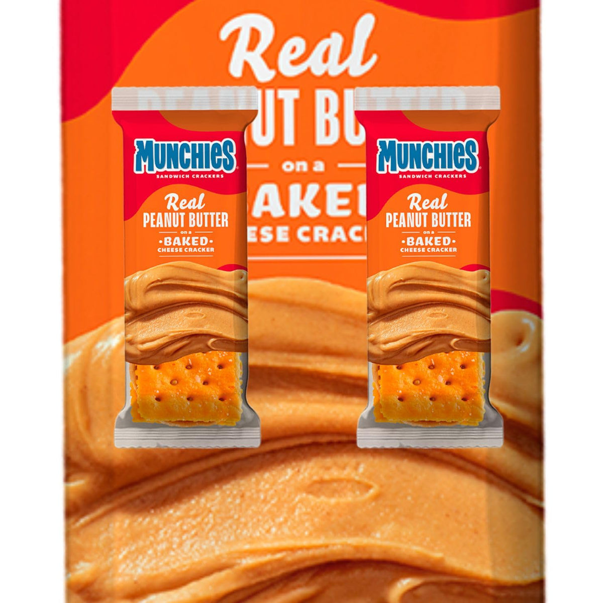Vallary Munchies cheese crackers with peanut butter family-friendly snack option.