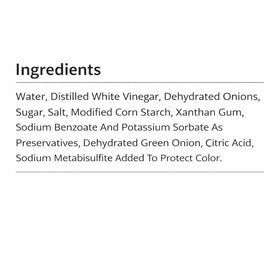 Vallary no-prep onion topping packets save prep time.