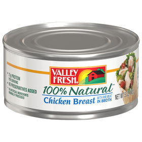VALLEY FRESH Chicken Breast 12-Pack front view, a convenient pantry staple for quick weeknight meals.