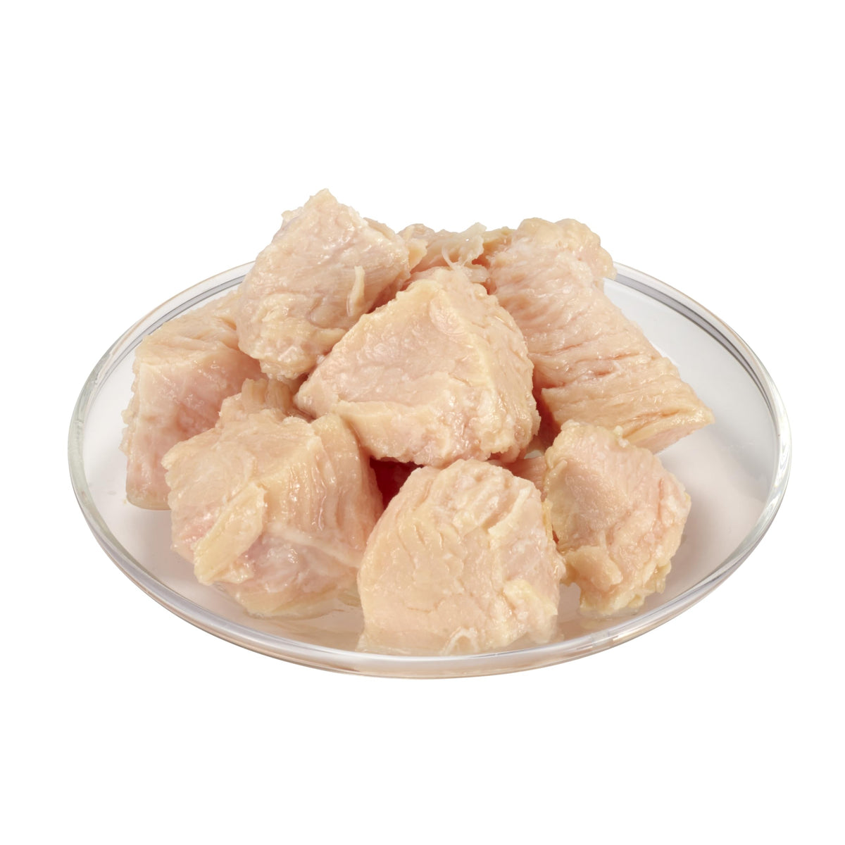 Valley Fresh chicken breast in water with rib meat; gluten-free protein option for salads.