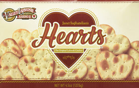 Valley Lahvosh Hearts Crackers front-pack image, ideal for gifting and entertaining.
